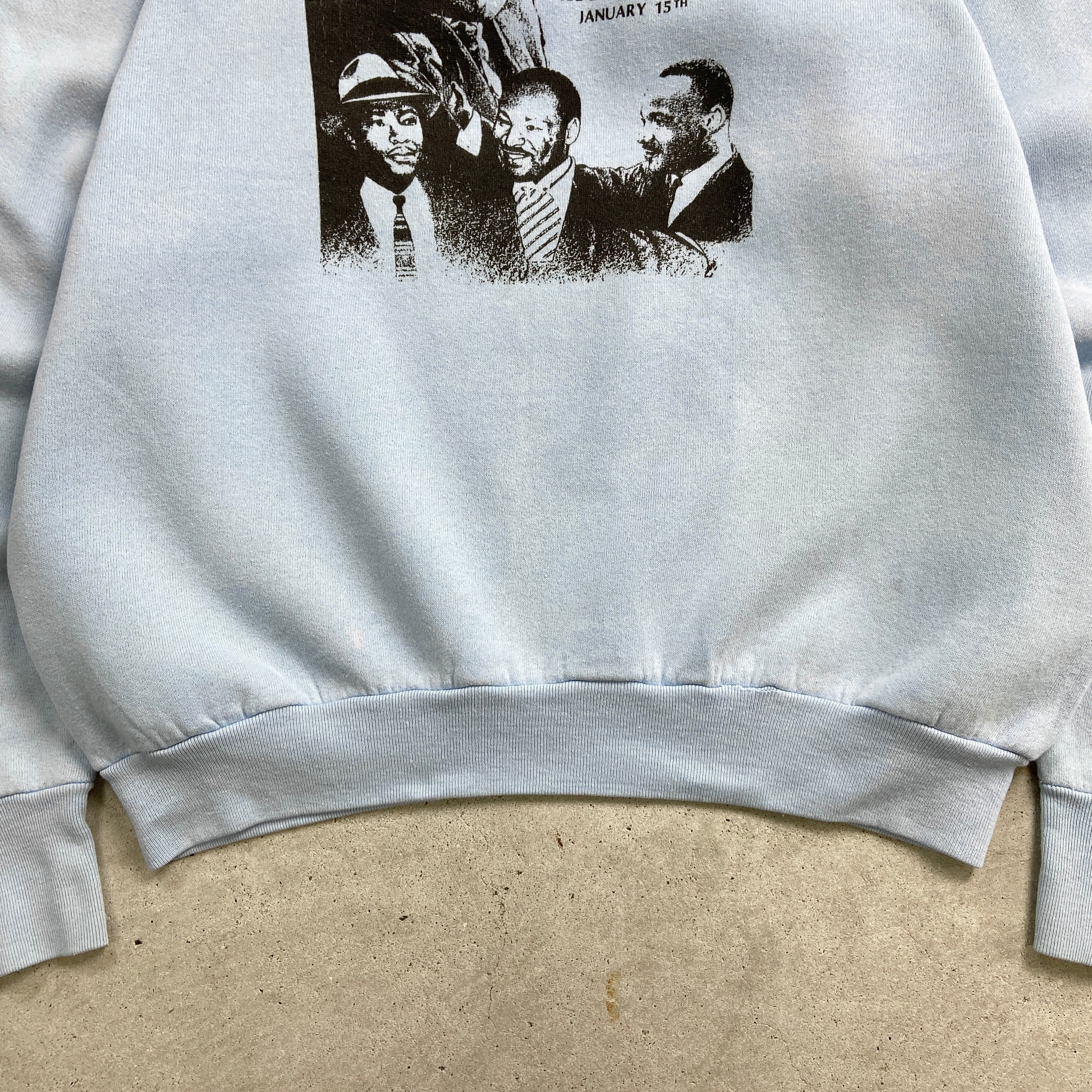 90年代 Martin Luther King Jr. キング牧師 ラグランスウェットシャツ