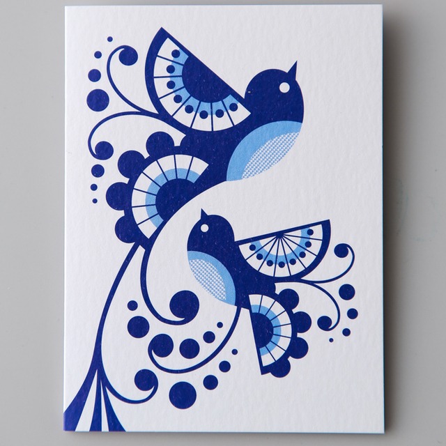 ミニカード ブルーバード