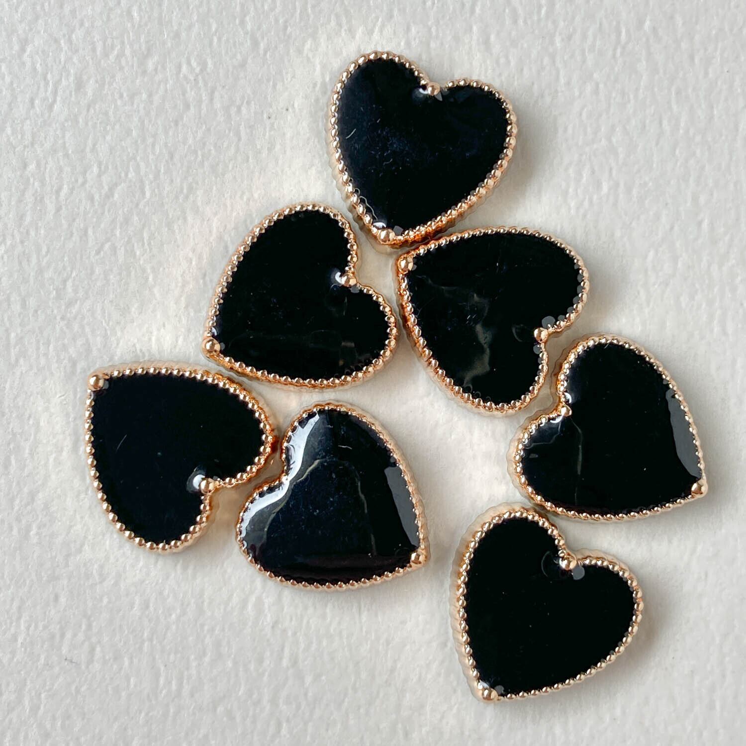 再入荷〉縁デザインハートカボションパック（8p） | Dua-アクセサリー