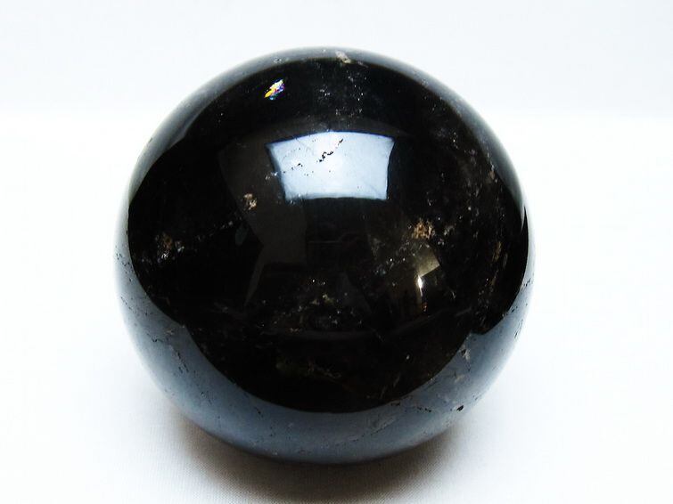1.1Kg モリオン 丸玉 91mm 黒水晶 丸玉 モリオン スフィア 一点物 151