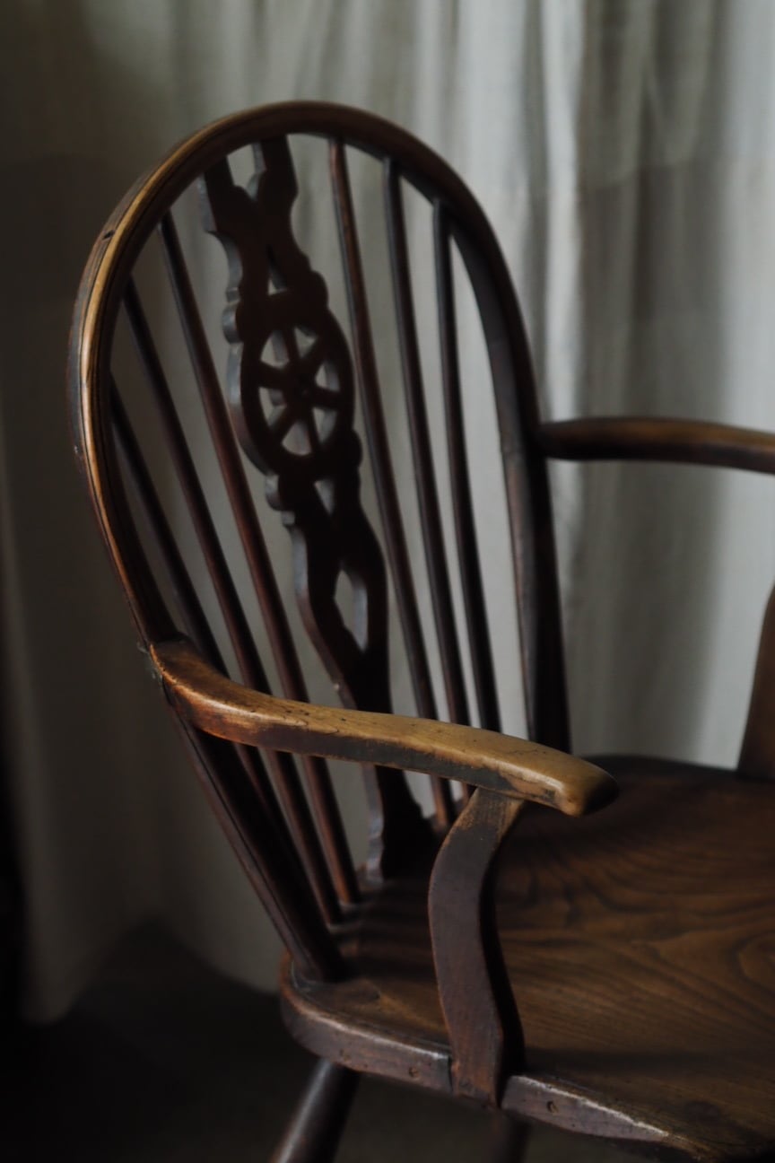 ホイールバックウィンザーチェア-antique windsor chair