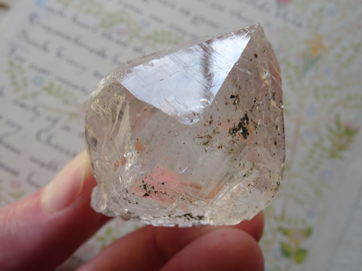 ガネッシュヒマール ティプリン産 クローライトインクオーツ レコード