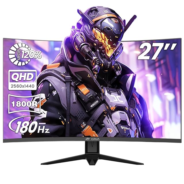 KTC 24インチ 湾曲ゲーミングモニター フルHD 1080p 180Hz 1ms MPRT