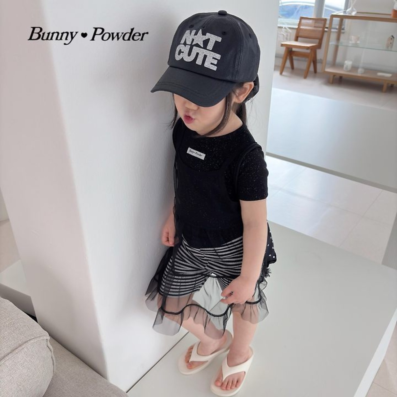 [Bunny Powder] (Planning) Glitter T-shirt (2XL/3XL/4XL) / [버니파우더] 기획)반짝이티 (2XL/3XL/4XL)