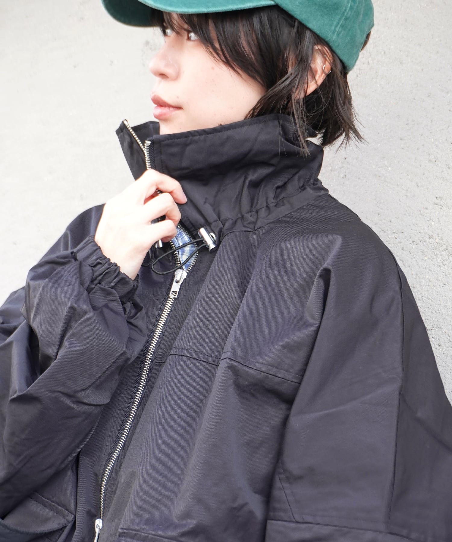 合繊ツイルスタンドジャケット 5153876(0114)