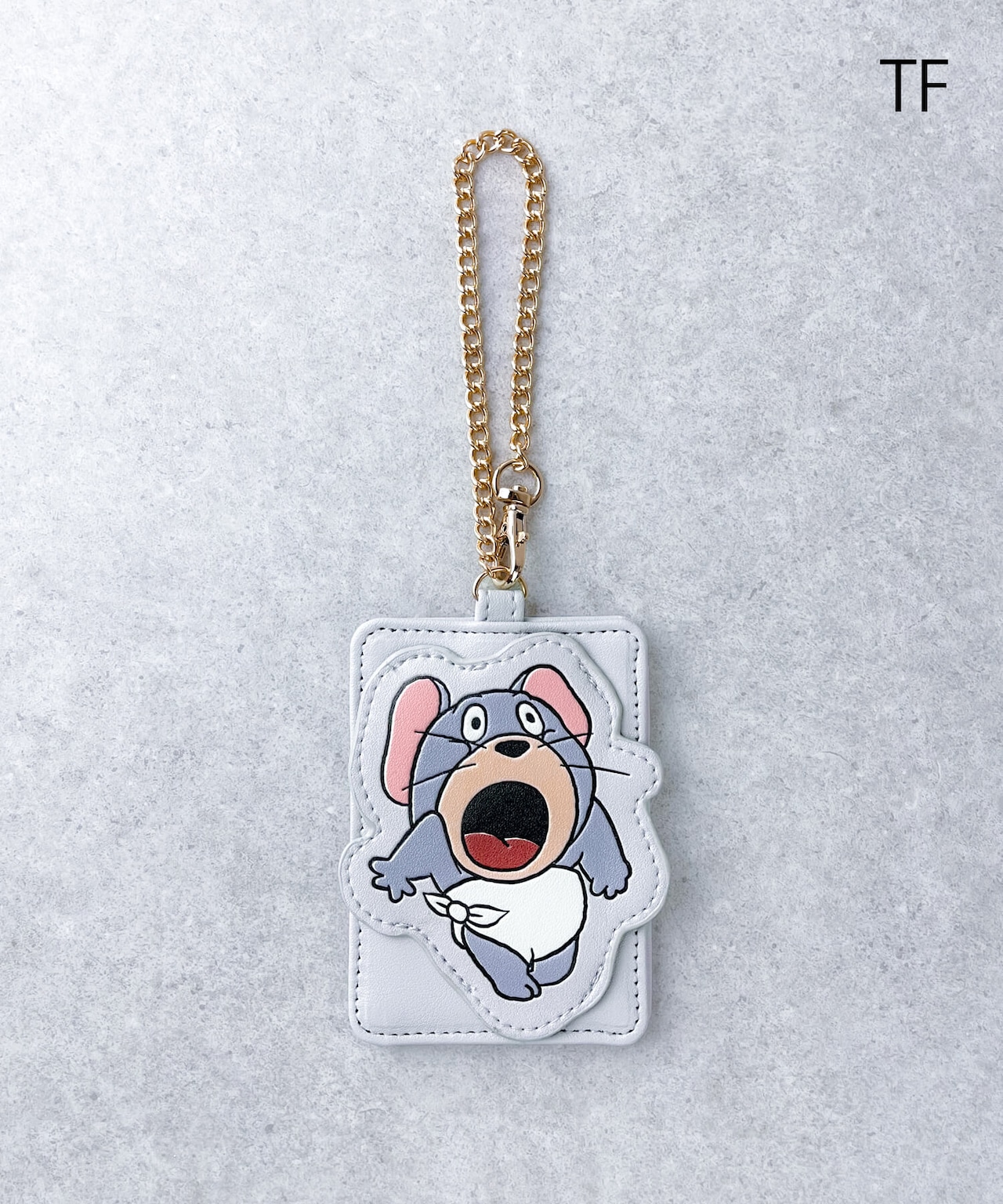 F268114_TOM and JERRY×Flapper びっくりダイカットアップリケパスケース - 5