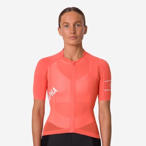 RAPHA Women's Pro Team Lightweight Jersey Nasturtium / White Alyssum