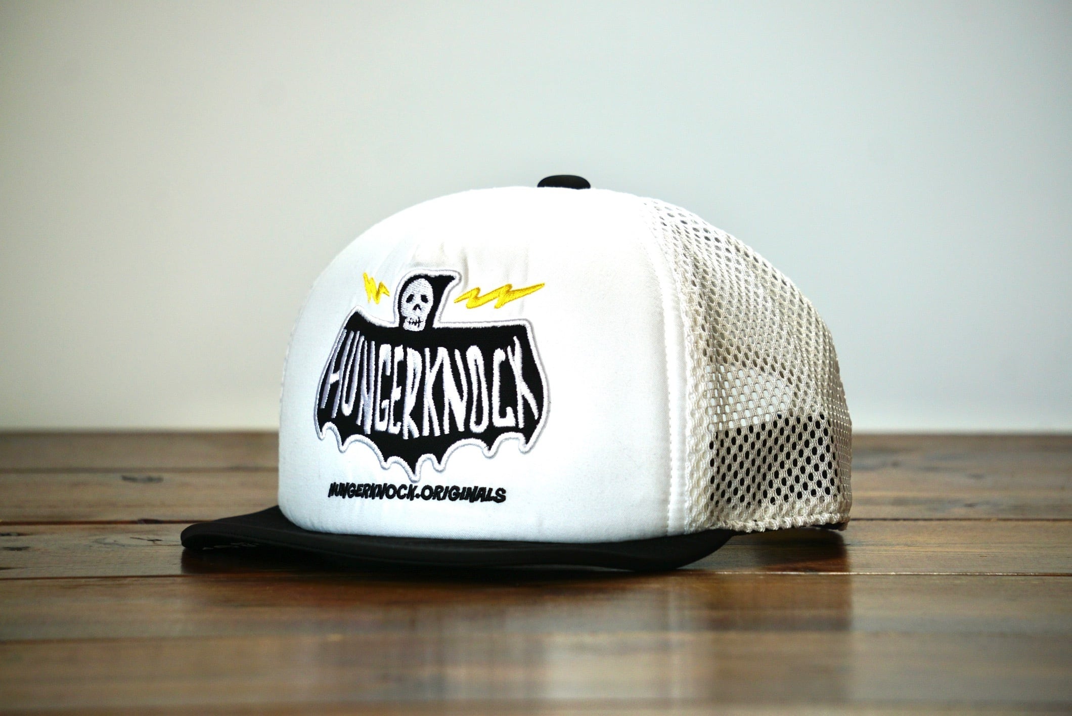 スカルバットCAP　ホワイト