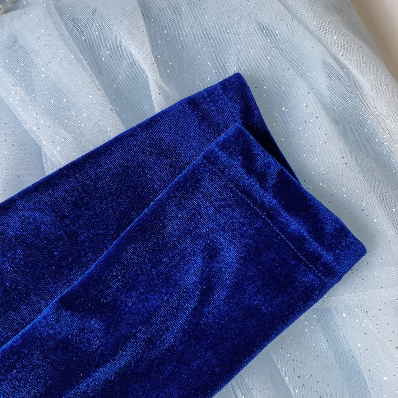 【即納】付け袖 ブルー［白雪姫 プリンセス］