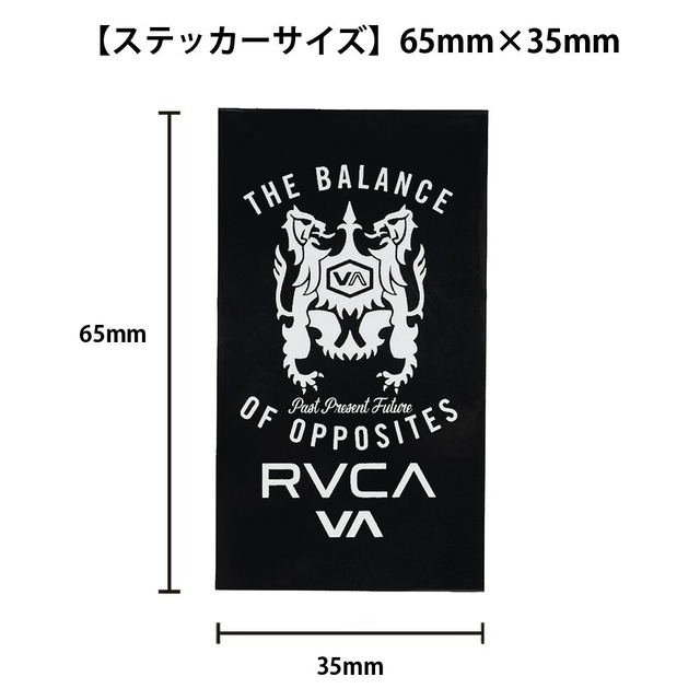 ルーカ ルカ rvca ステッカー VA COAT OF ARMS W32 STICKER R26S004