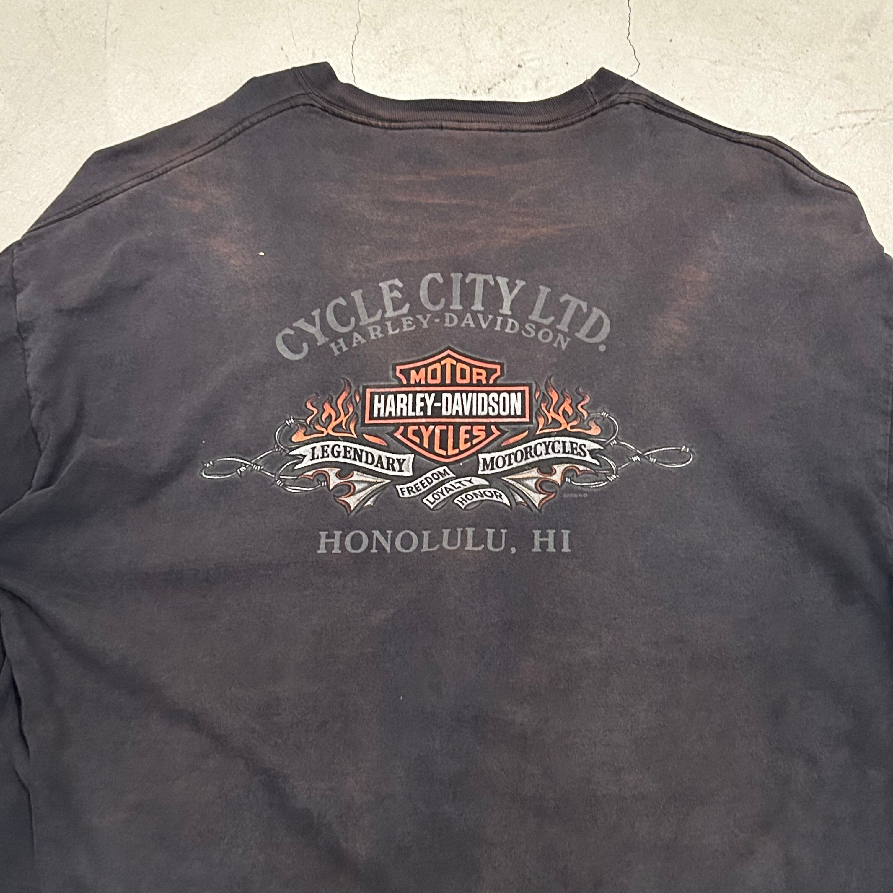 00s Harley Davidson “flame” L/S T-shirt【高円寺店】 | What'z up 00s Harley Davidson “flame” L/S T-shirt【高円寺店】 | What'z up