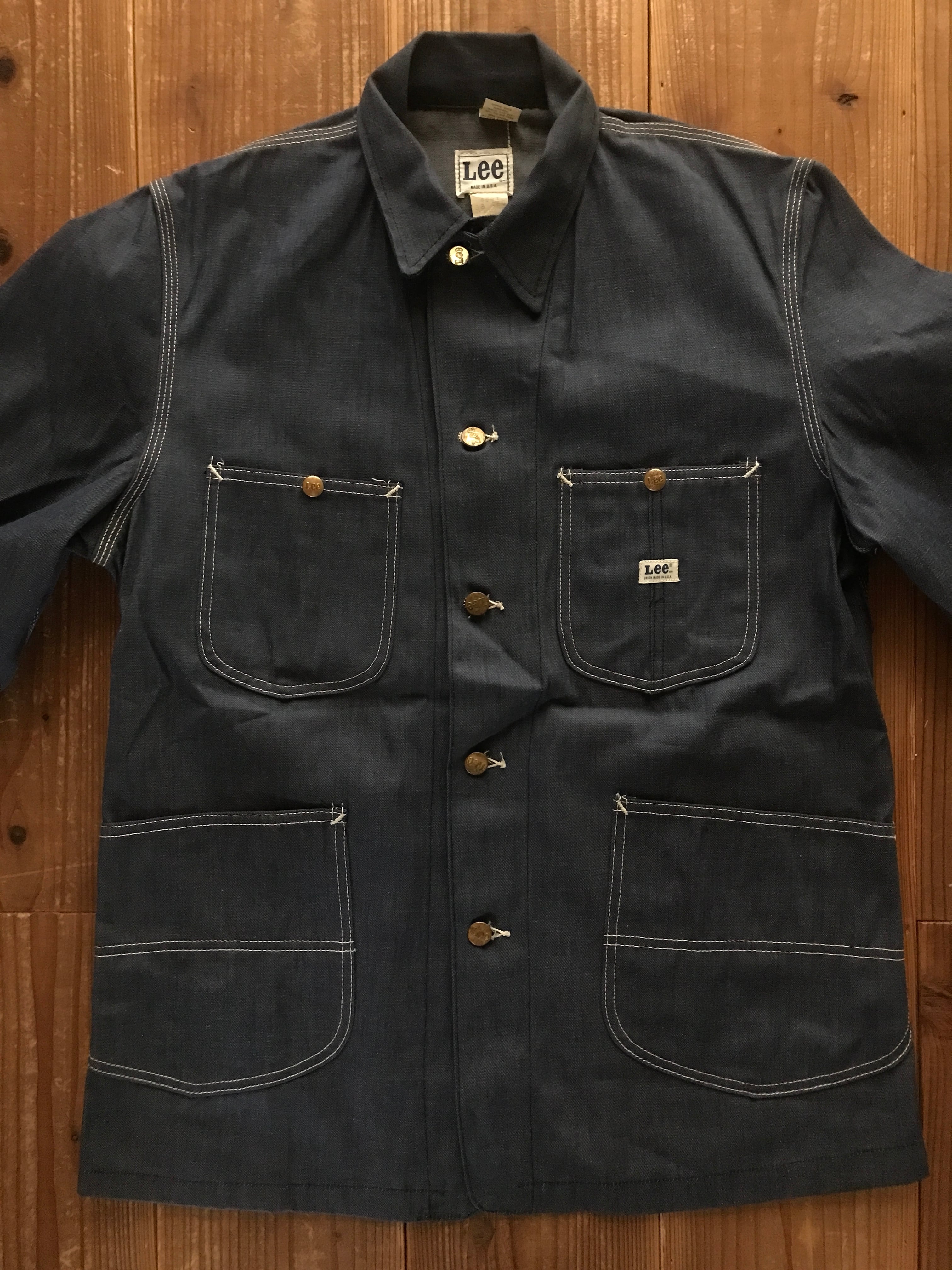 70's Lee 91-J デニムカバーオール 表記(38) DEADSTOCK