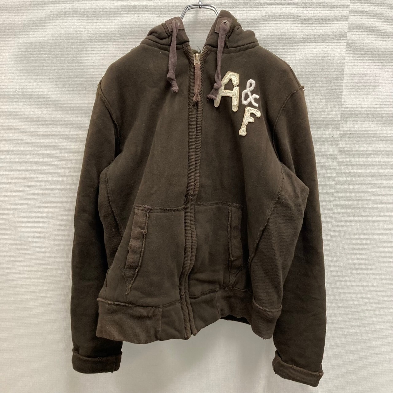 Abercrombie&Fitch アバクロ フルジップパーカー 超肉厚 裏ファー 