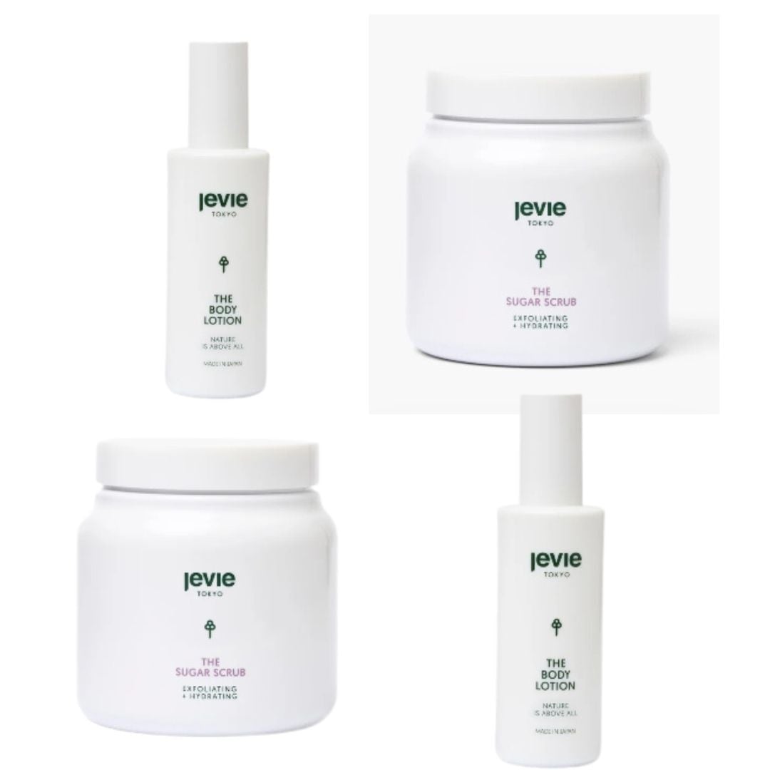 【美】Jevie THE SUGAR SCRUB & THE BODY LOTION 2セット