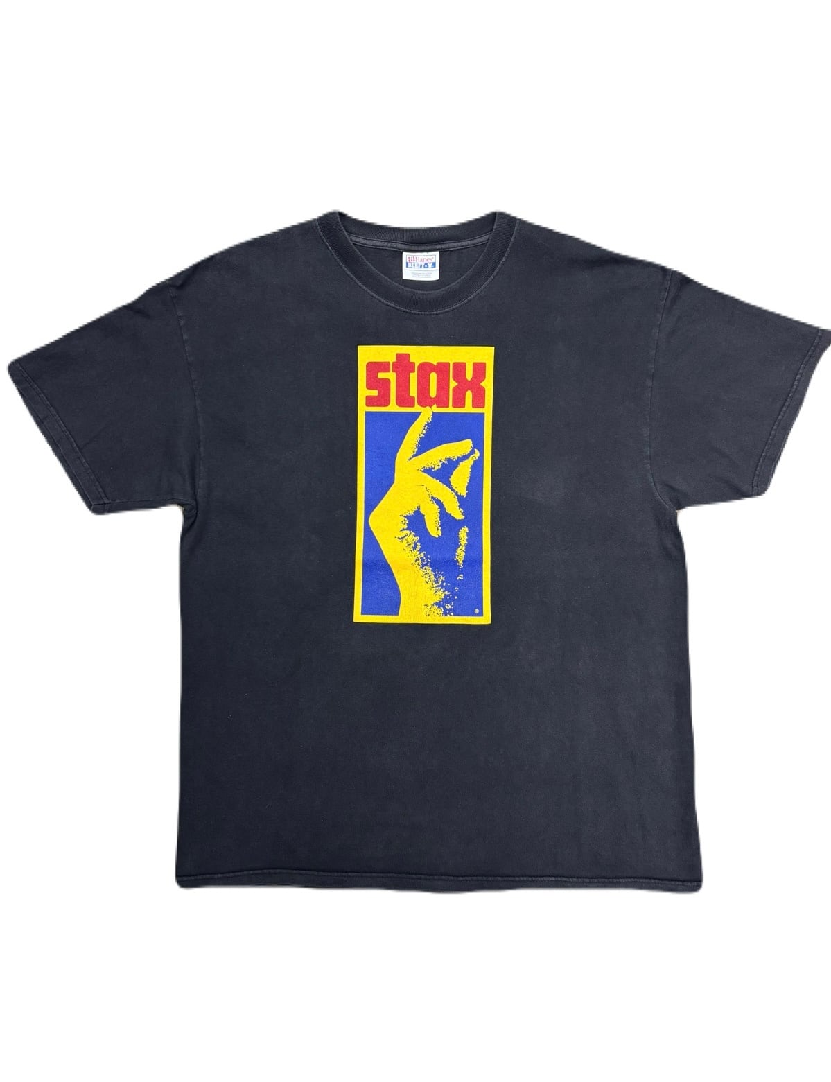 stax logo print tee