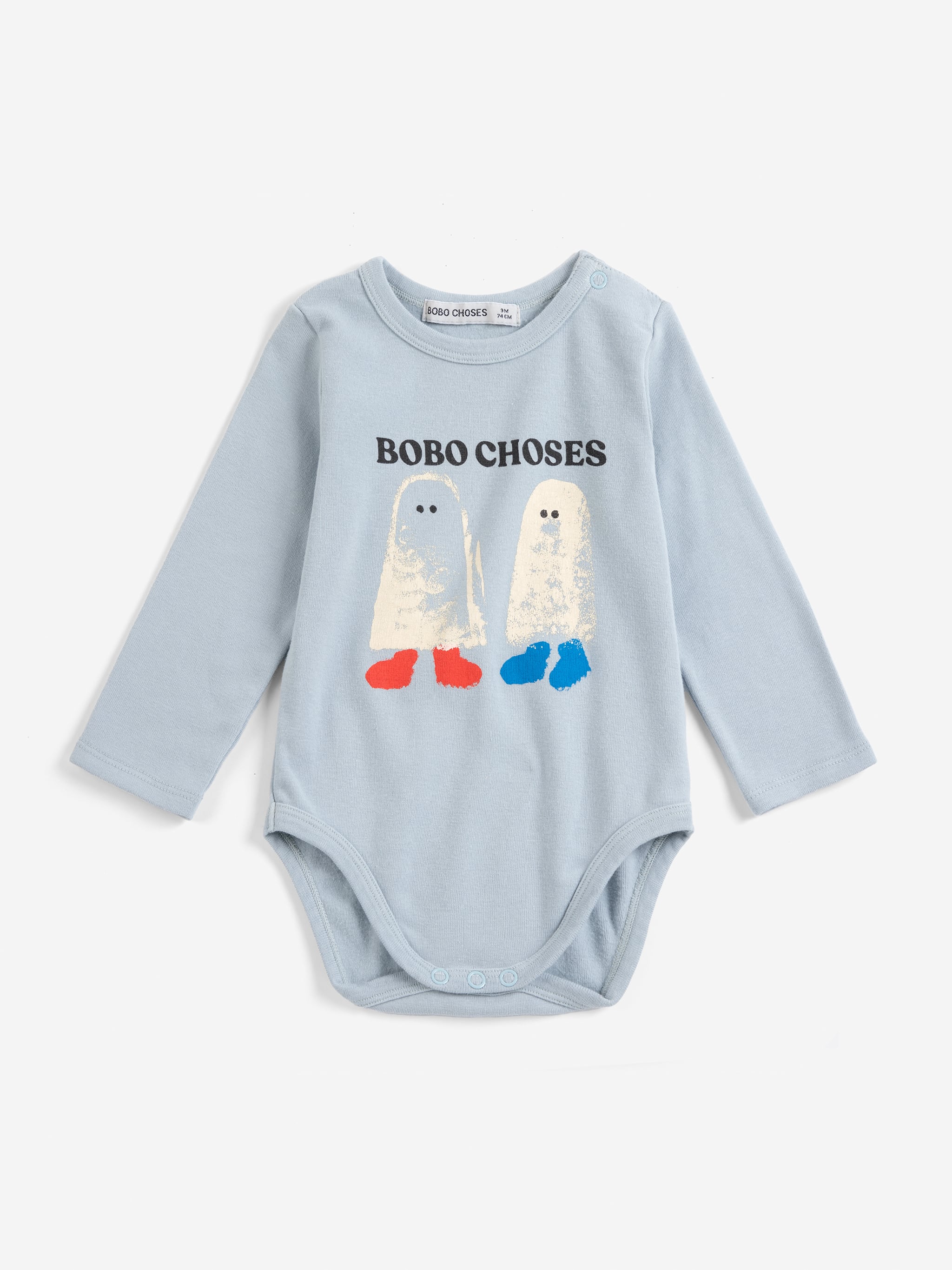 【26AW】BOBOCHOSES(ボボショーズ)Booty Ghosts body(9m/12m/18m)ロンパース おばけ