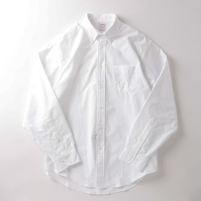 【新品】BROOKS BROTHERS B.D Oxford Shirt White／ブルックスブラザーズ  ボタンダウン オックスフォード シャツ サイズL ホワイト タグ付き