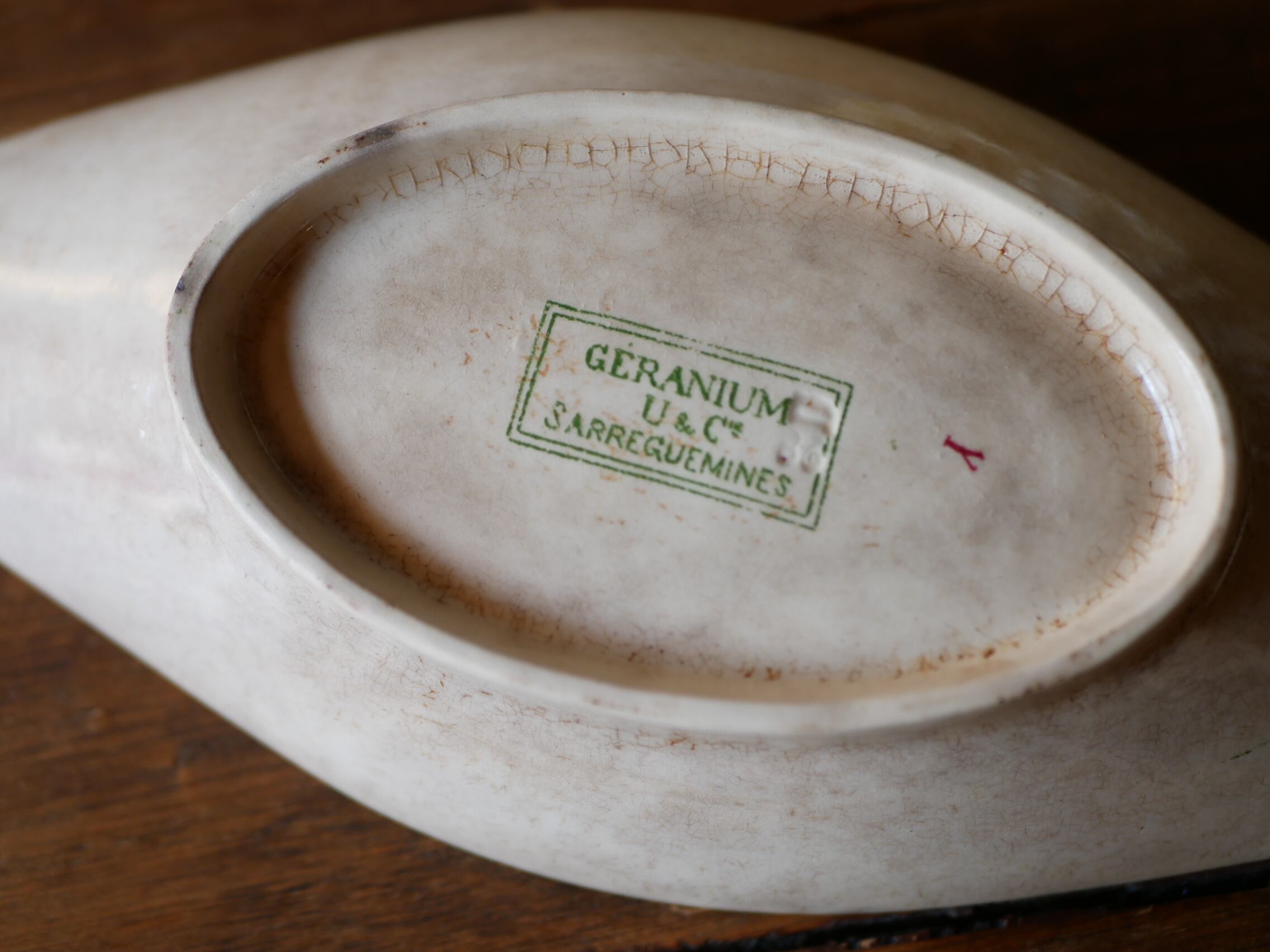 フランスブロカント˚✧⁎サルグミンヌ ❁⃘絵画のように美しい 薔薇のラヴィエꕤ︎︎˚⁎ サルグミンヌ ゼラニウムシリーズ ラヴィエ フランス