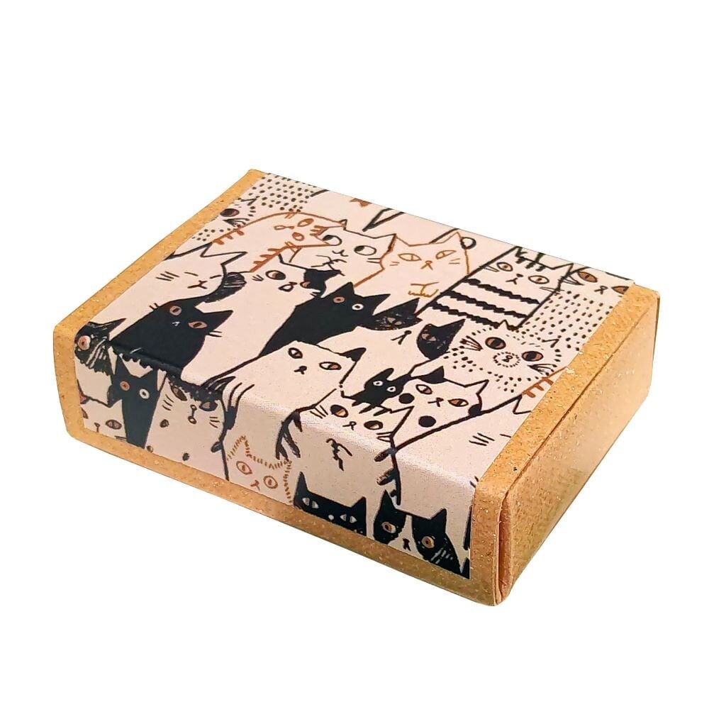 マスキングテープ プチマスボックス cats 日本製 猫 シンジカトウ マステ かわいい小さな小さなマスキングテープセット 各種コラージュに  海外紙もの/シール チャトラッシュ