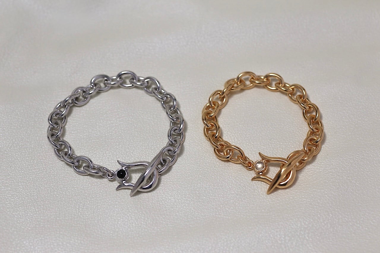 Vintage Gaëtan de Percin anchor chain bracelet | PAY ID