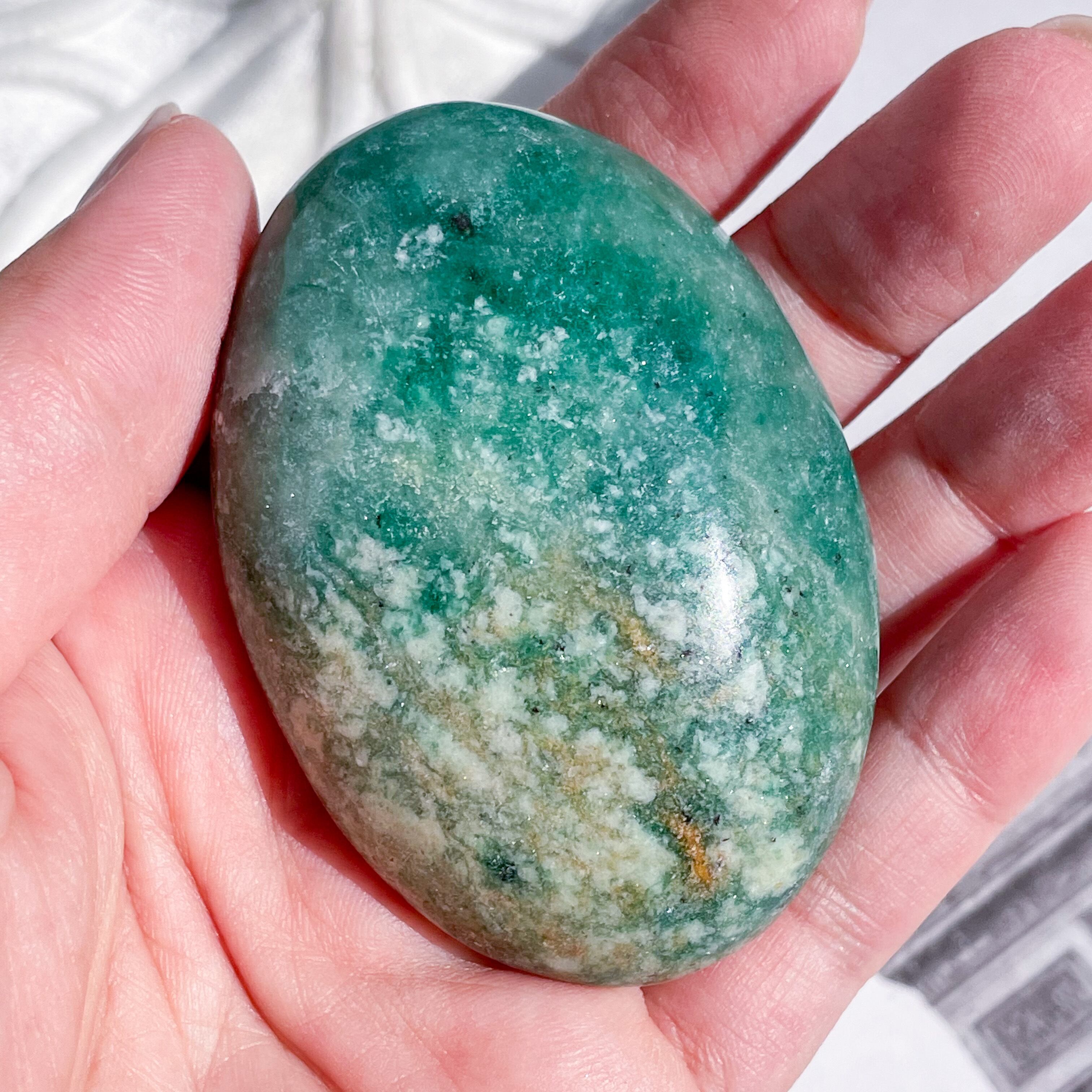 Green Aventurine Palm 3 ✧ グリーンアベンチュリン | FLUXY - 天然石