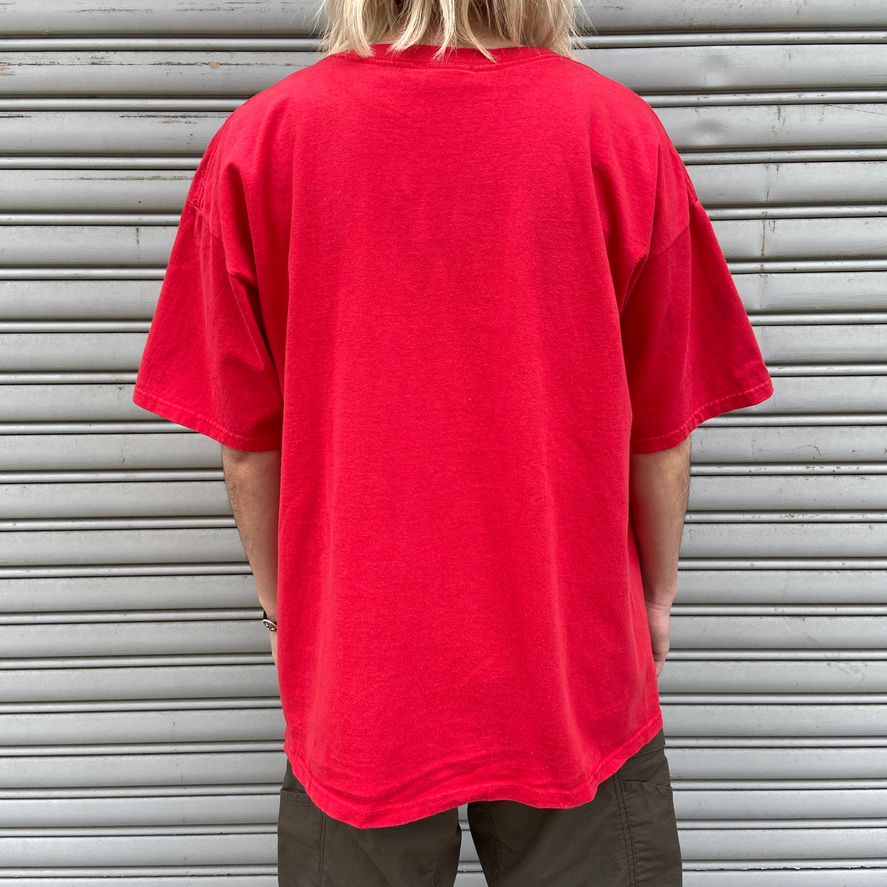 00s オースティンパワーズ ムービーTシャツ プリントT レッド XL