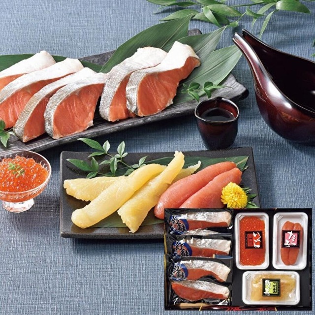 紅鮭・魚卵3点セット 小樽加工