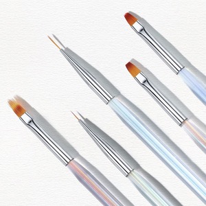 【在庫処分】Modelones ネイルブラシセット ジェルネイル筆 オーロラ ネイルアートペン*5 カラーセットジェルネイル用筆セット ふでセット ビルダーグルーブラシ ネイルアートラインブラシ ネイルドットペンなどのネイルアートデザインペンペイントツール 初心者セット 3Dネイル