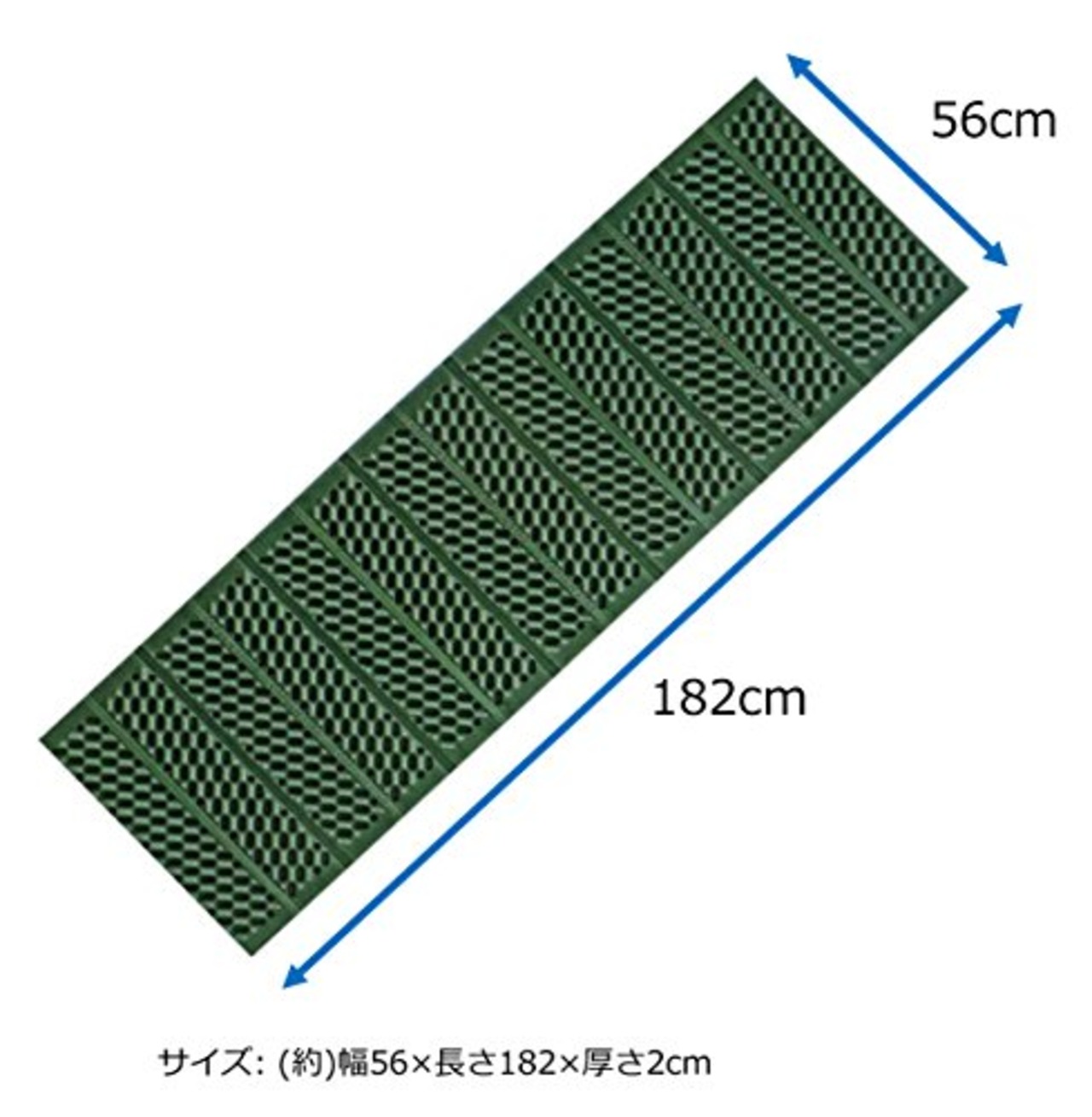 キャプテンスタッグ EVA フォームマット 56×182cm M-3318