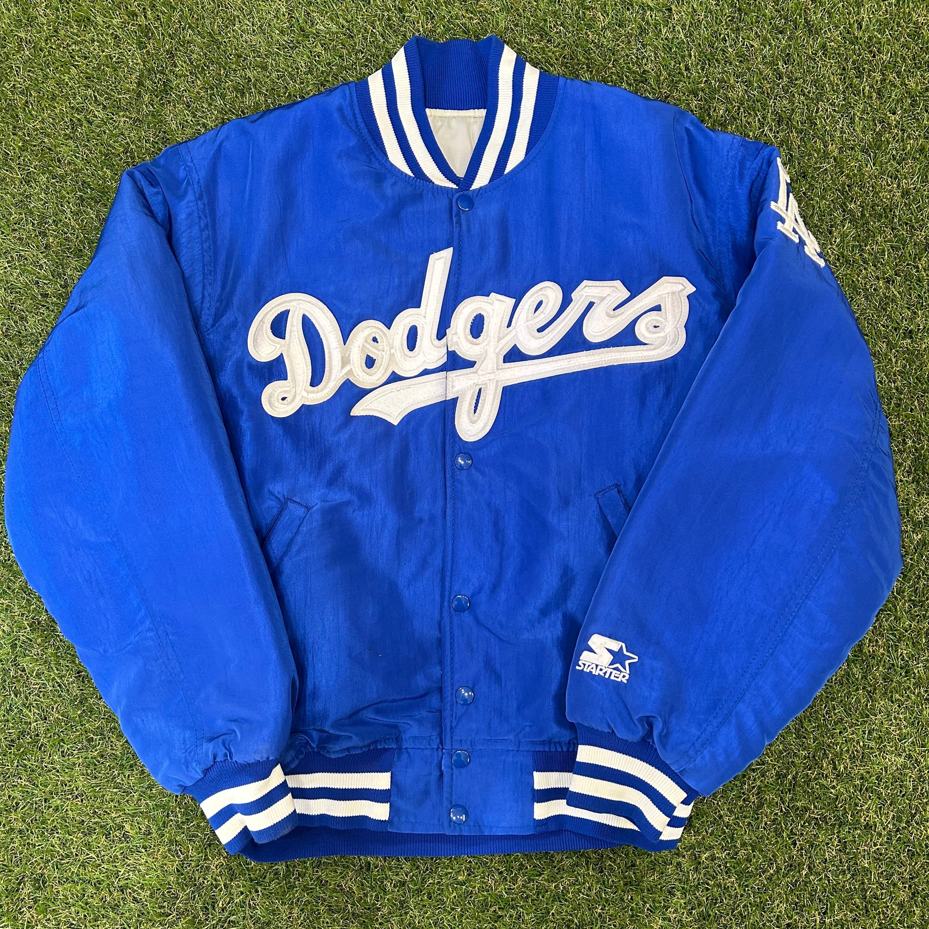 90s MLB Los Angeles Dodgers No.16 Hideo Nomo Nylon Jacket | steez