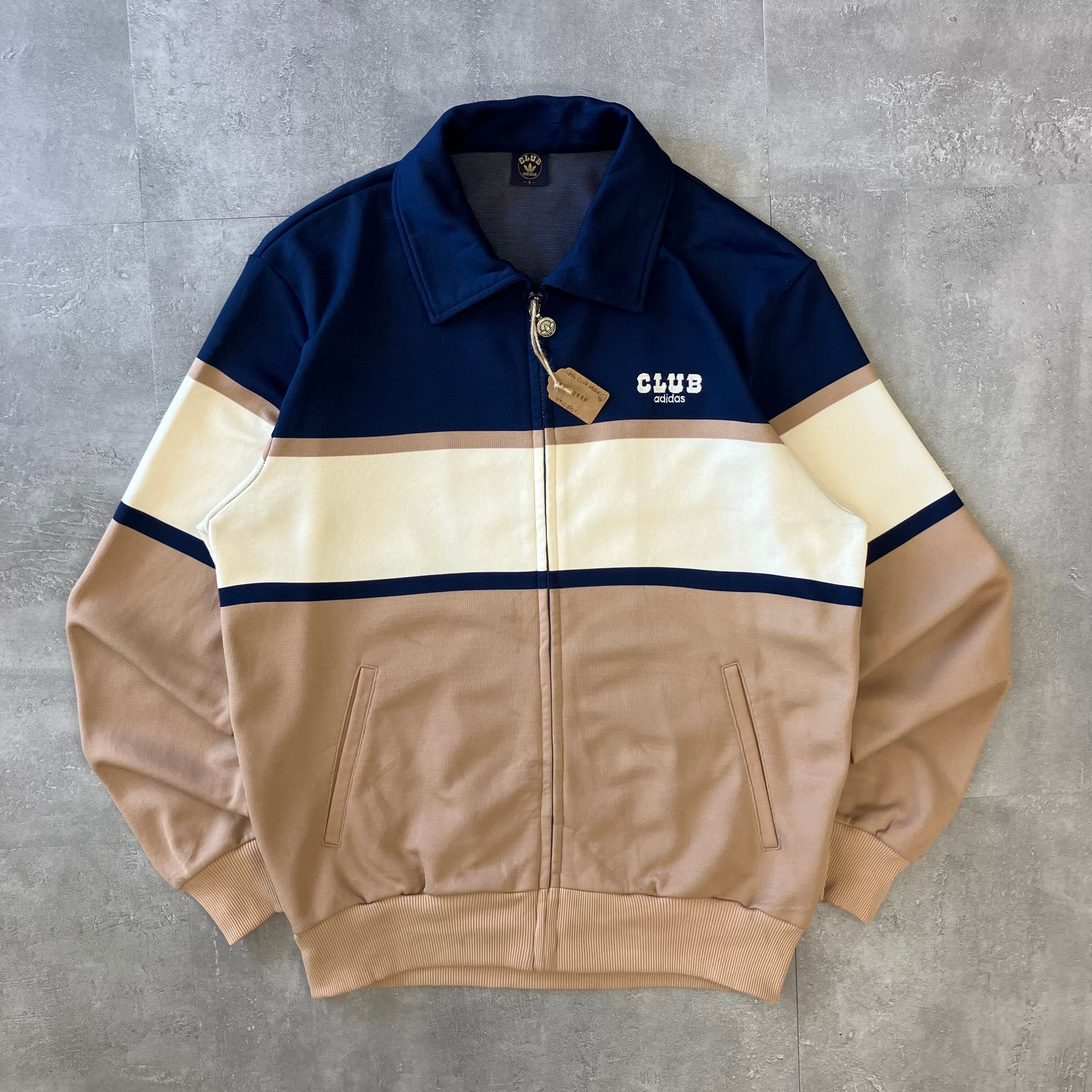 adidas ~80s CLUB adidas vintage トラックジャケット 刺繍 4 No.1773
