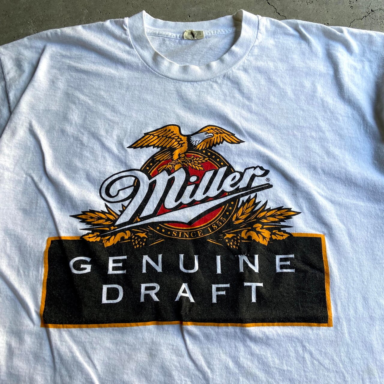 90年代 Miller ミラービール 企業ロゴ Tシャツ メンズXL 古着 90s 