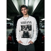 VINTAGE ストリート NIRVANA バンドロングTシャツ T2317