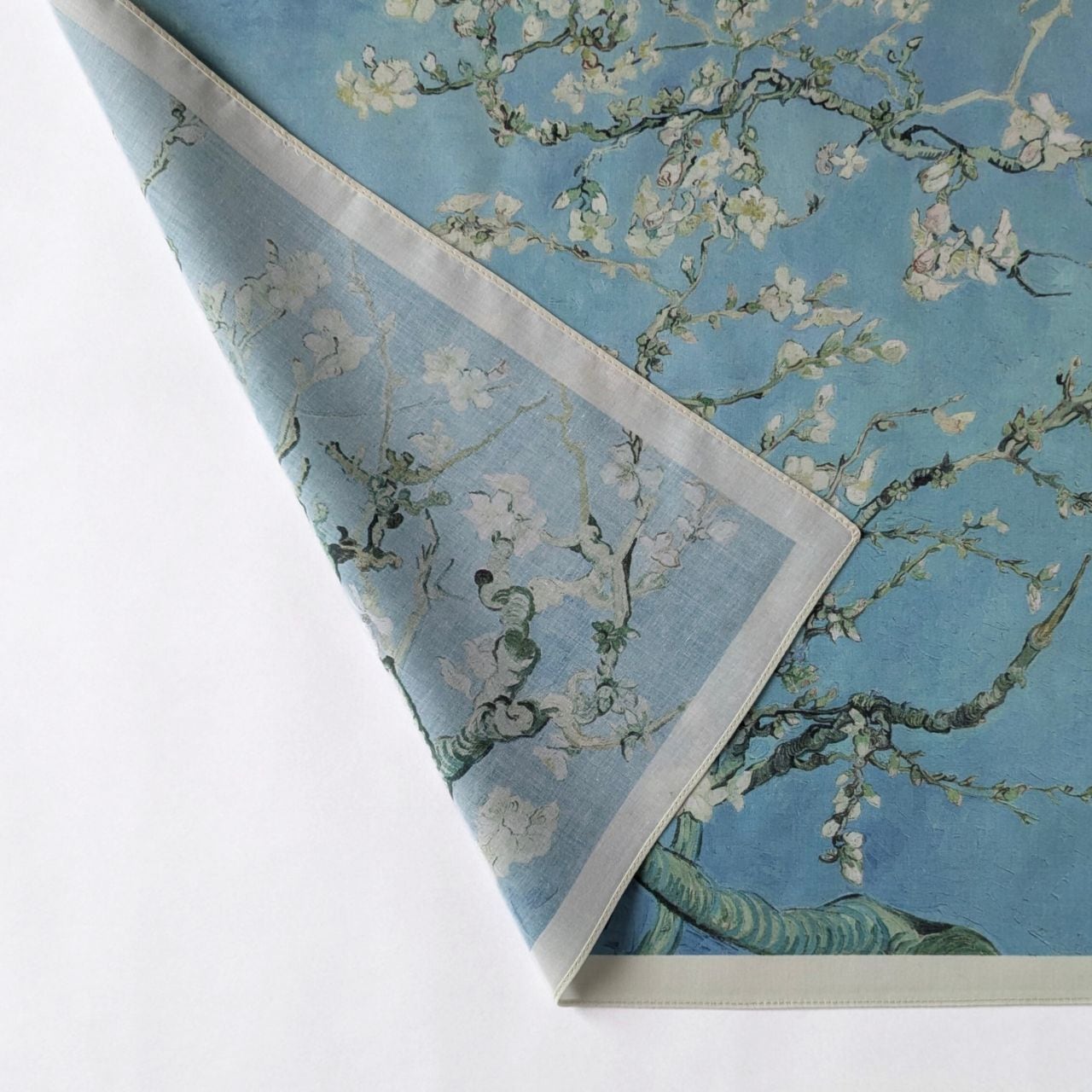 ゴッホ 大判ハンカチ 花咲くアーモンドの木の枝＜東京都美術館