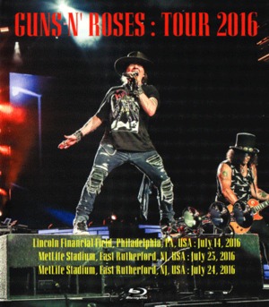 NEW GUNS N' ROSES TOUR 2016  1BLURAY 　Free Shipping