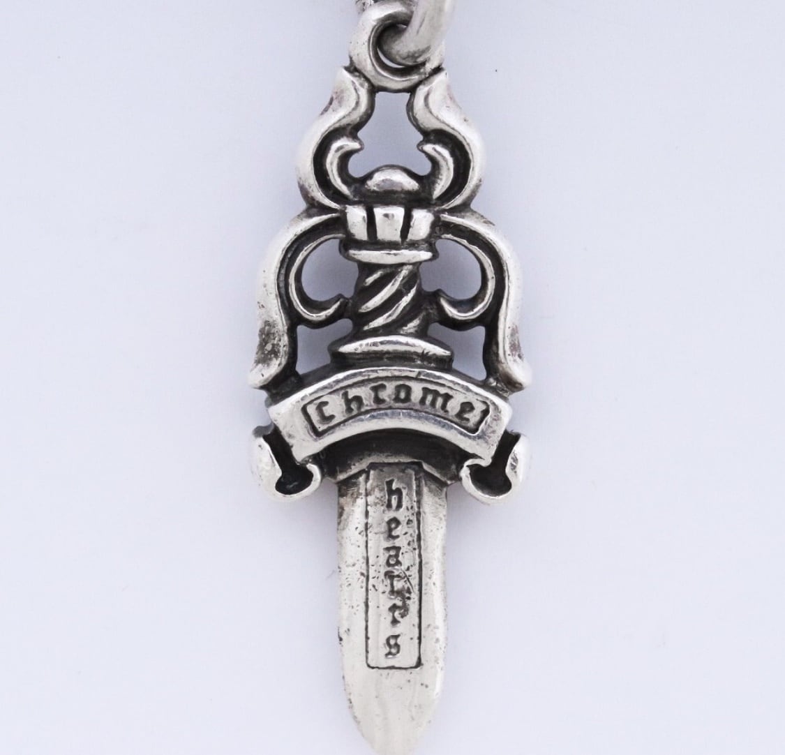 CHROME HEARTS クロスボール ウォレットチェーン #2 2クリップ ロング