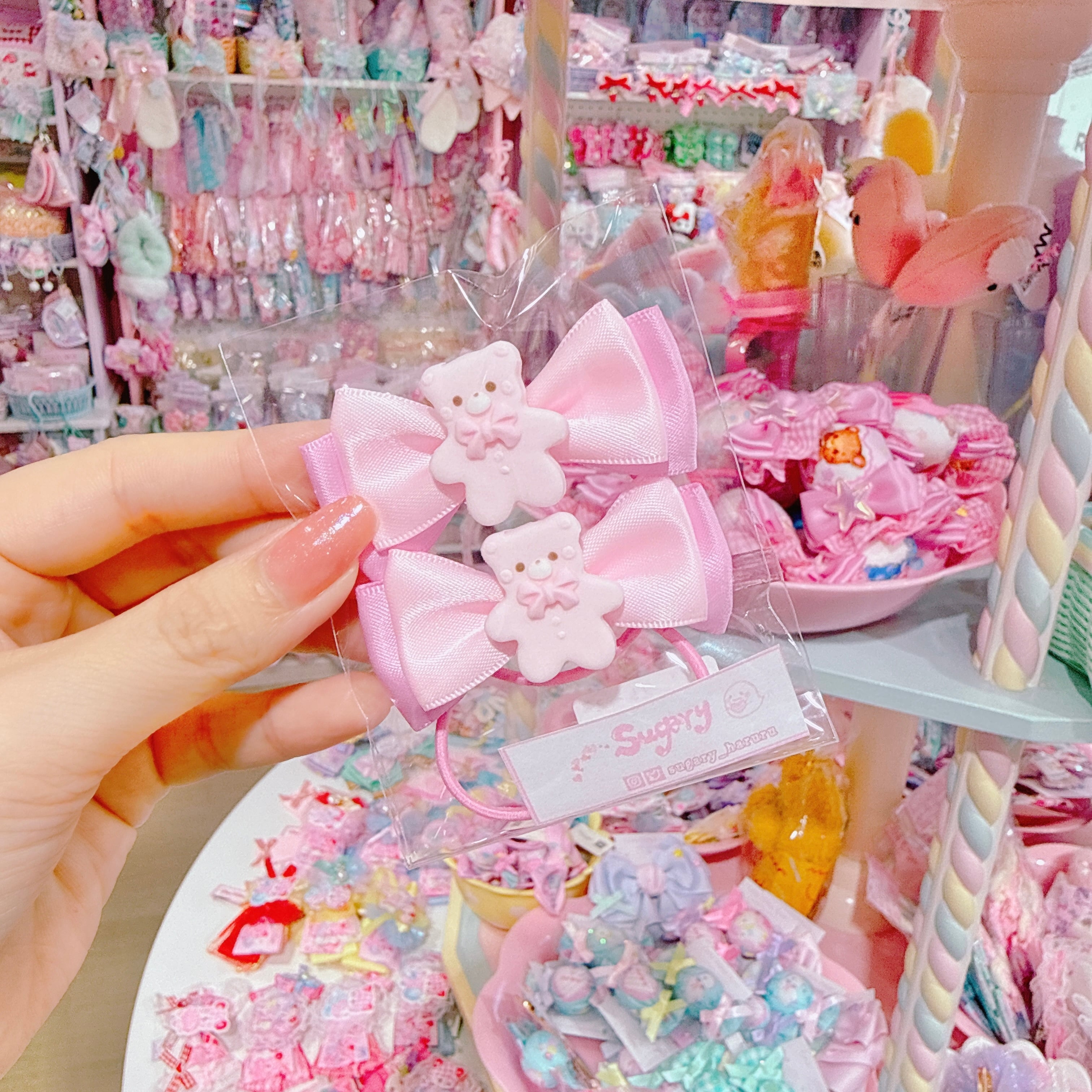 【C9】26-22ぷちリボンヘアゴムセット