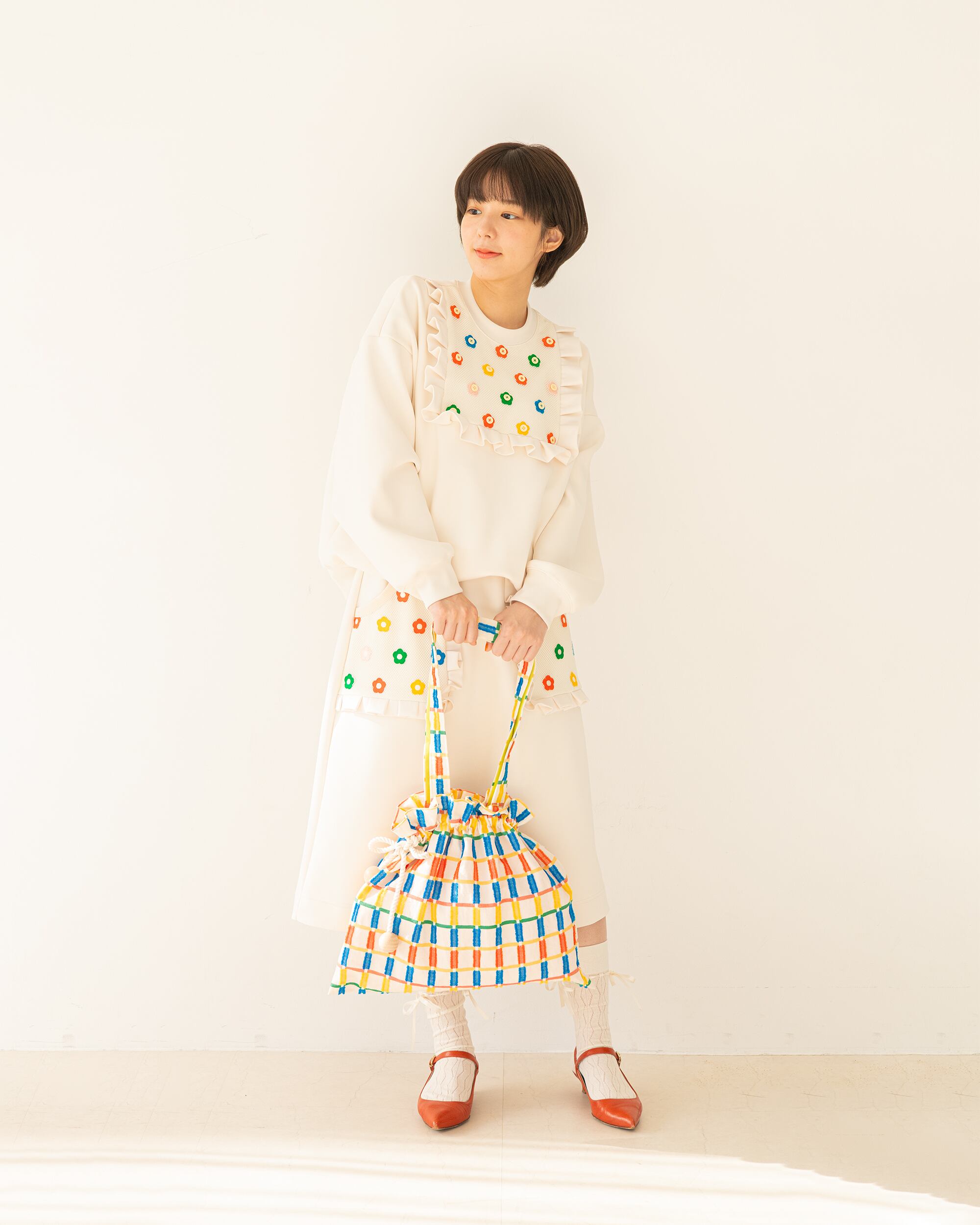 Flower Sweat Skirt | howtovenus