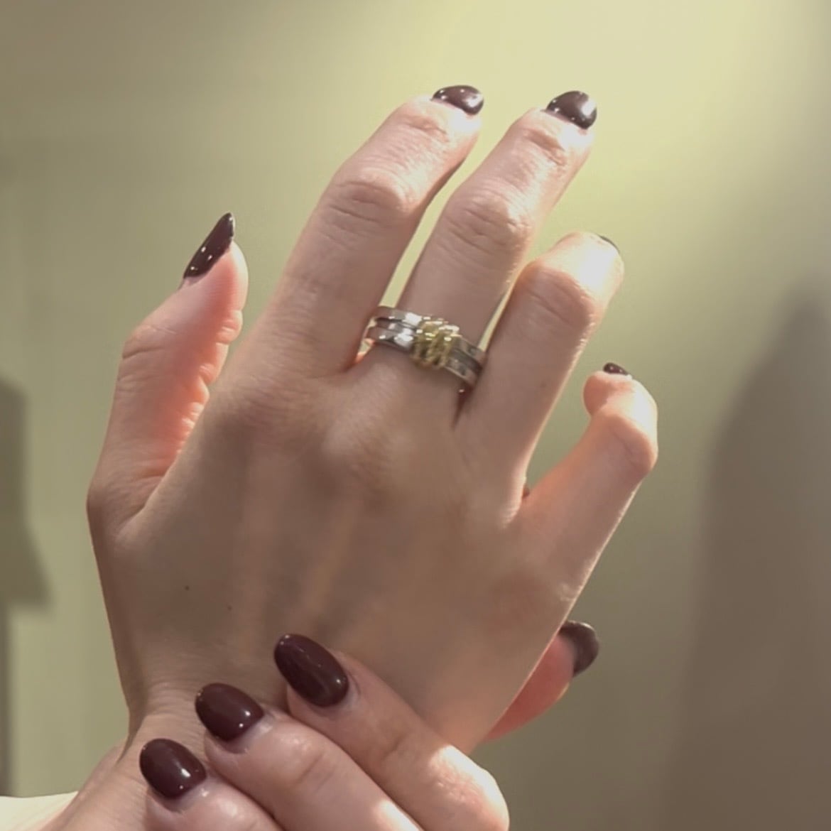 GW限定　Tiffany & Co. 925スターリングシルバーリング TIFFANY&CO】2201希少サイズ15号18K金 グルーブド ウィズ リング