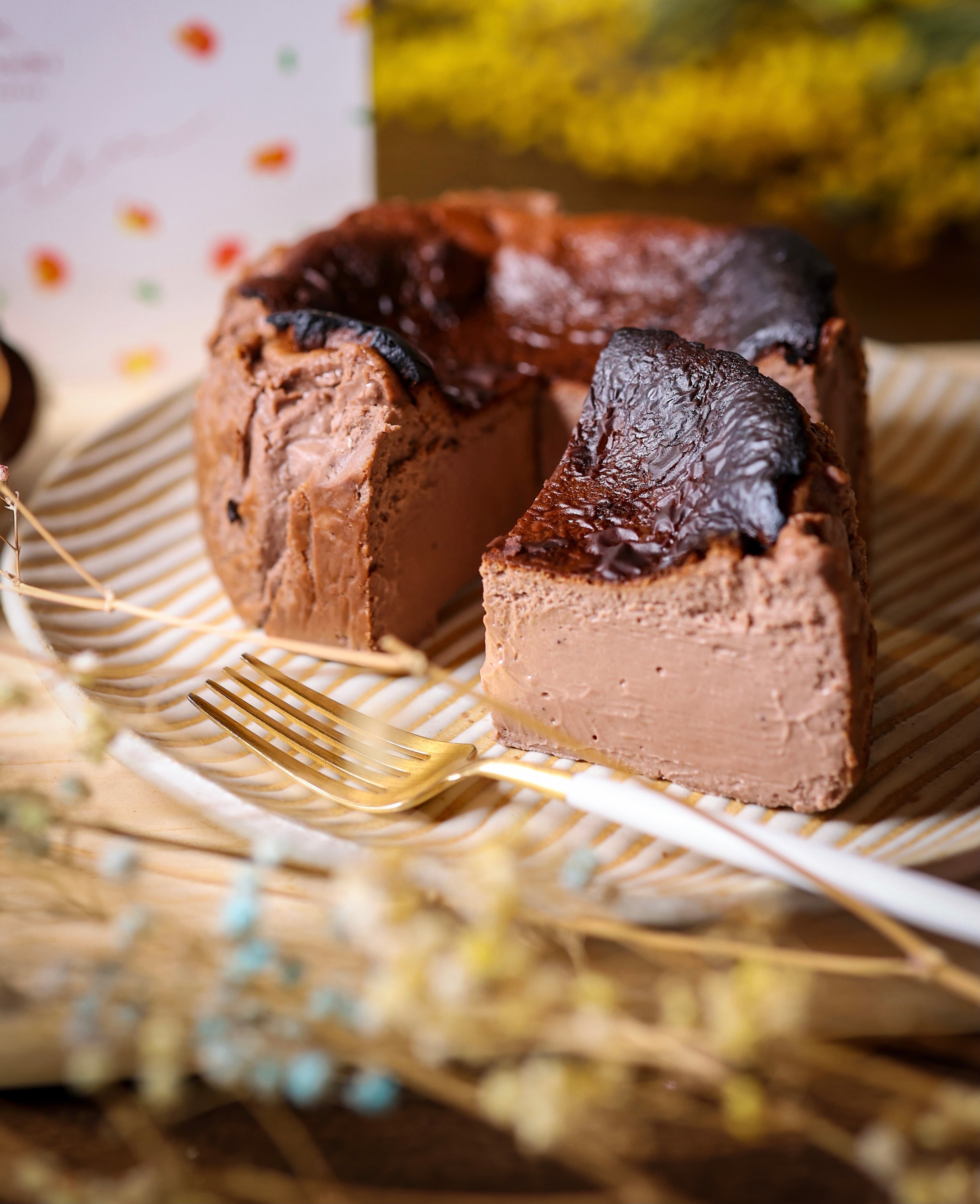 【2/1-2/16出荷】チョコレートバスクチーズケーキ