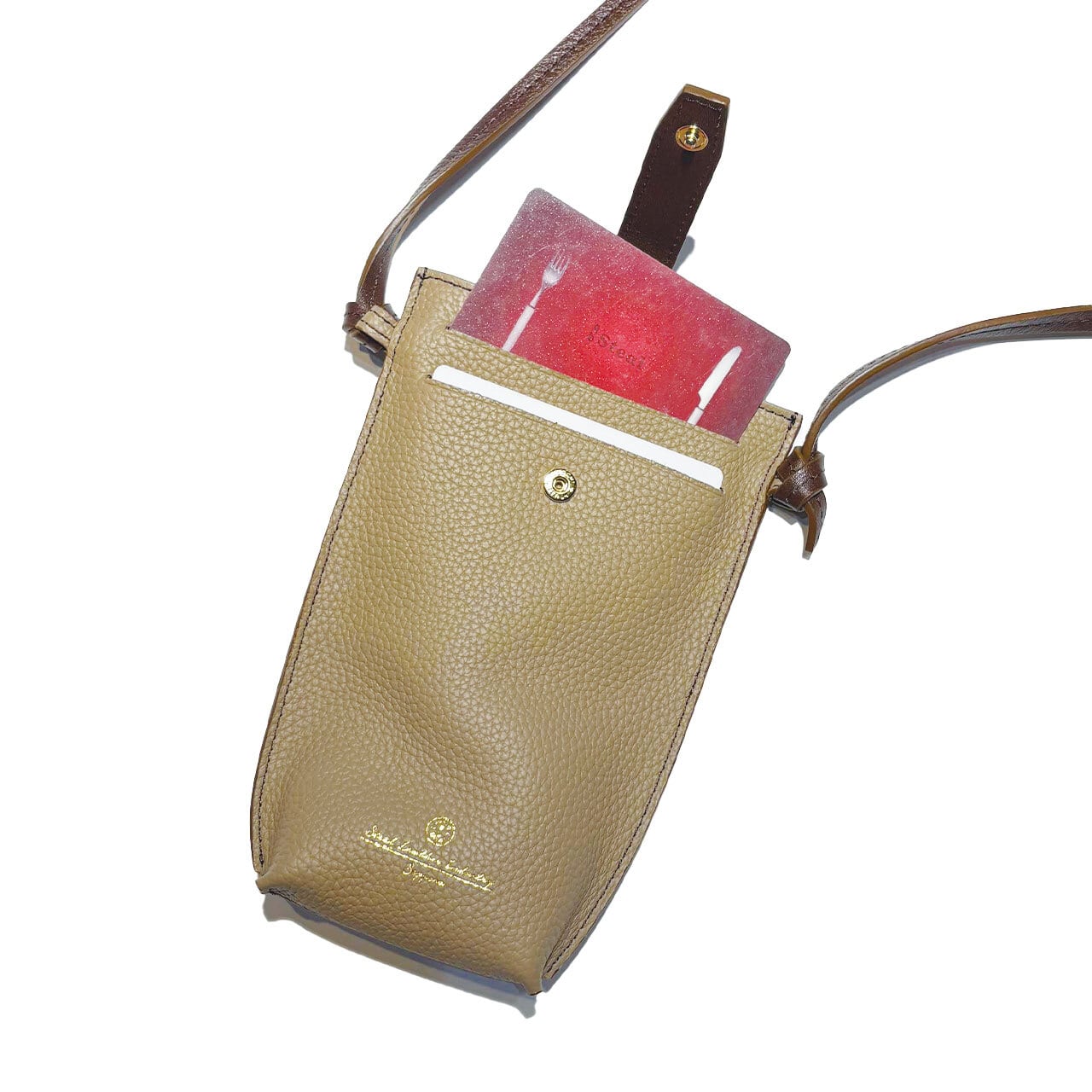 スマホポーチ[シュリンクレザー] | 革製品・革小物ギフトの通販