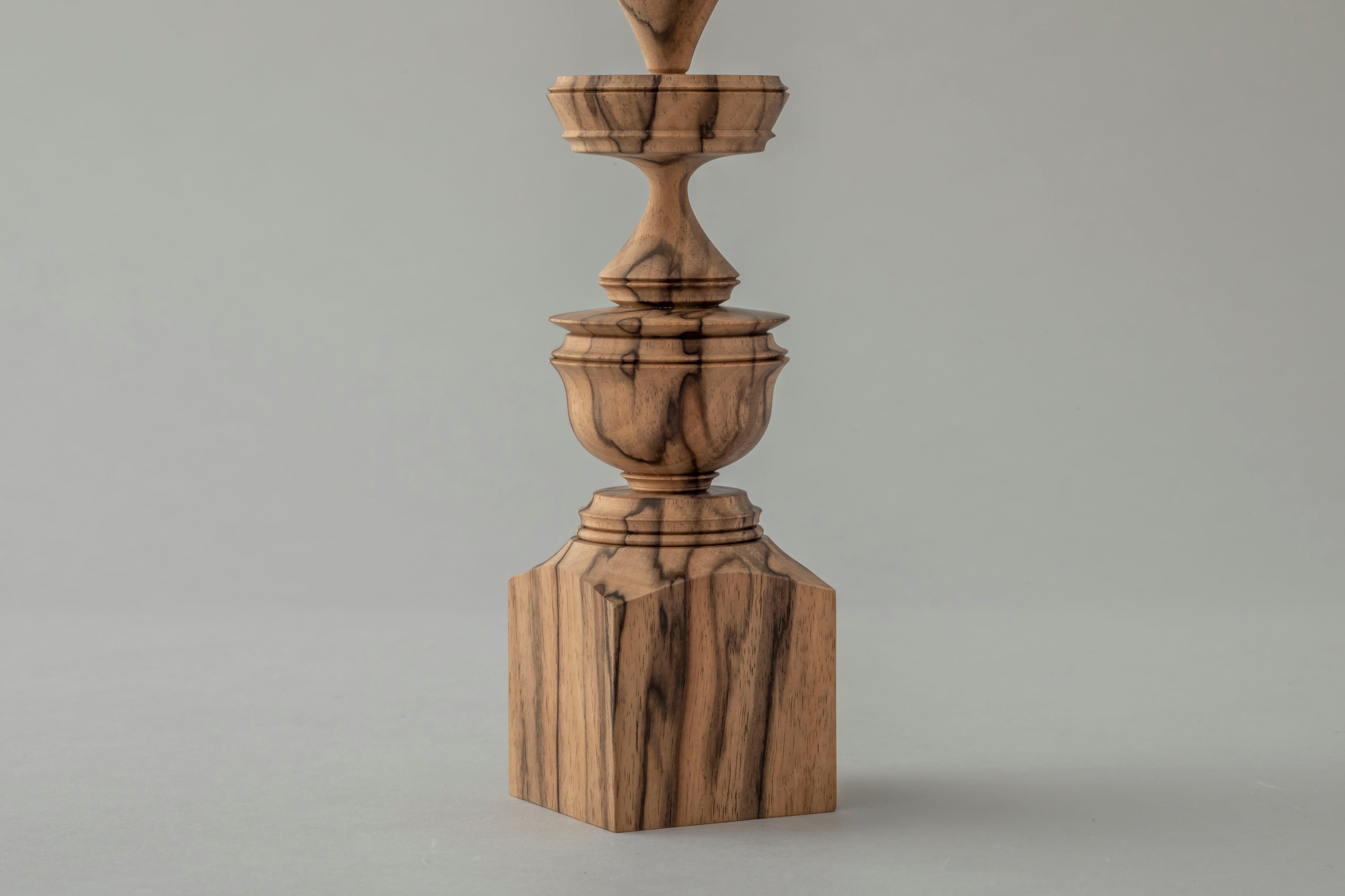 装飾台付花器 ( 黒柿 ) / 市川 岳人 | Community Store TO SEE