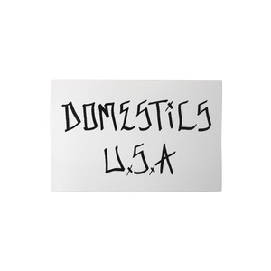 DOMESTICS ANDY ROY LETTERING STICKER