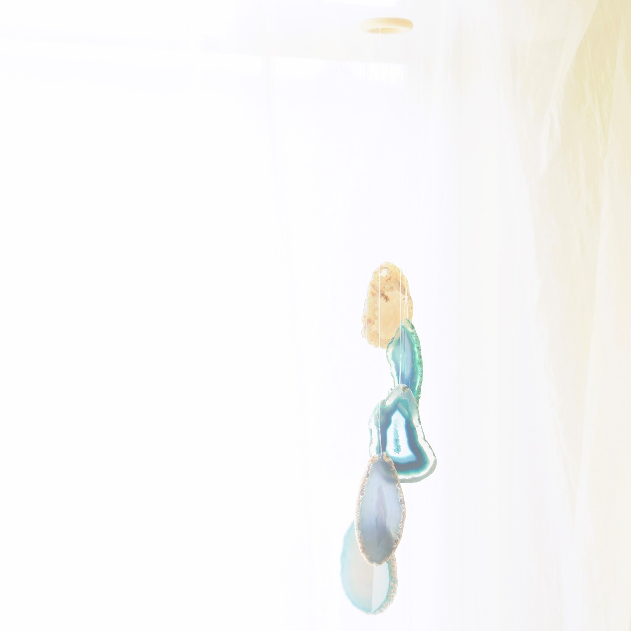 Ocean Planet 02 - アゲートヒーリングチャイム / Agate Sun Catcher Wind Chime 456