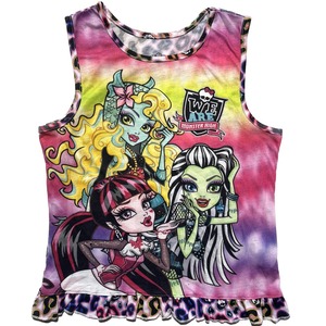 “WE ARE MONSTER HIGH” leopard pattern tank