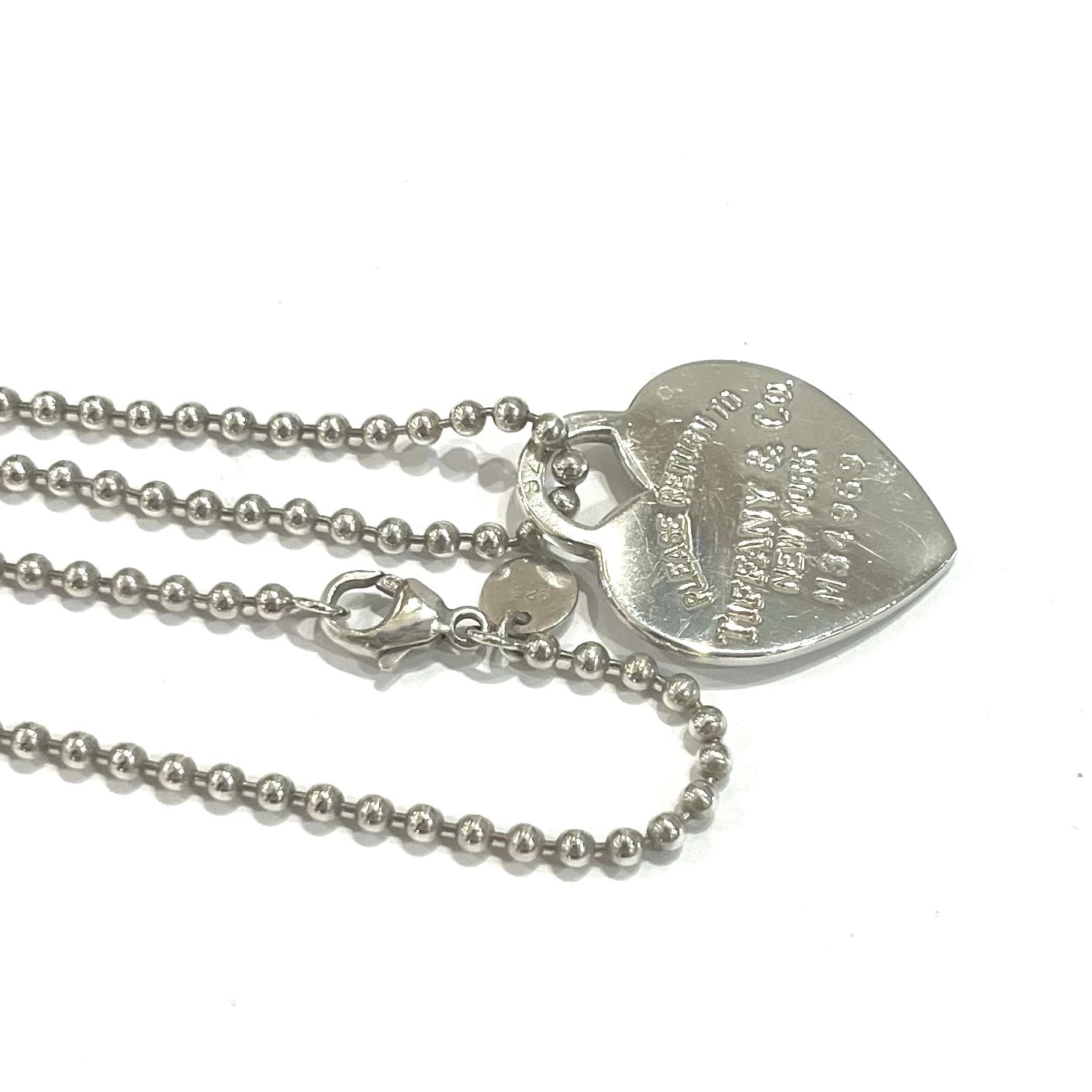 TIFFANY&CO.】T1992 “PLEASE RETURN TO” ハートタグロングネックレス