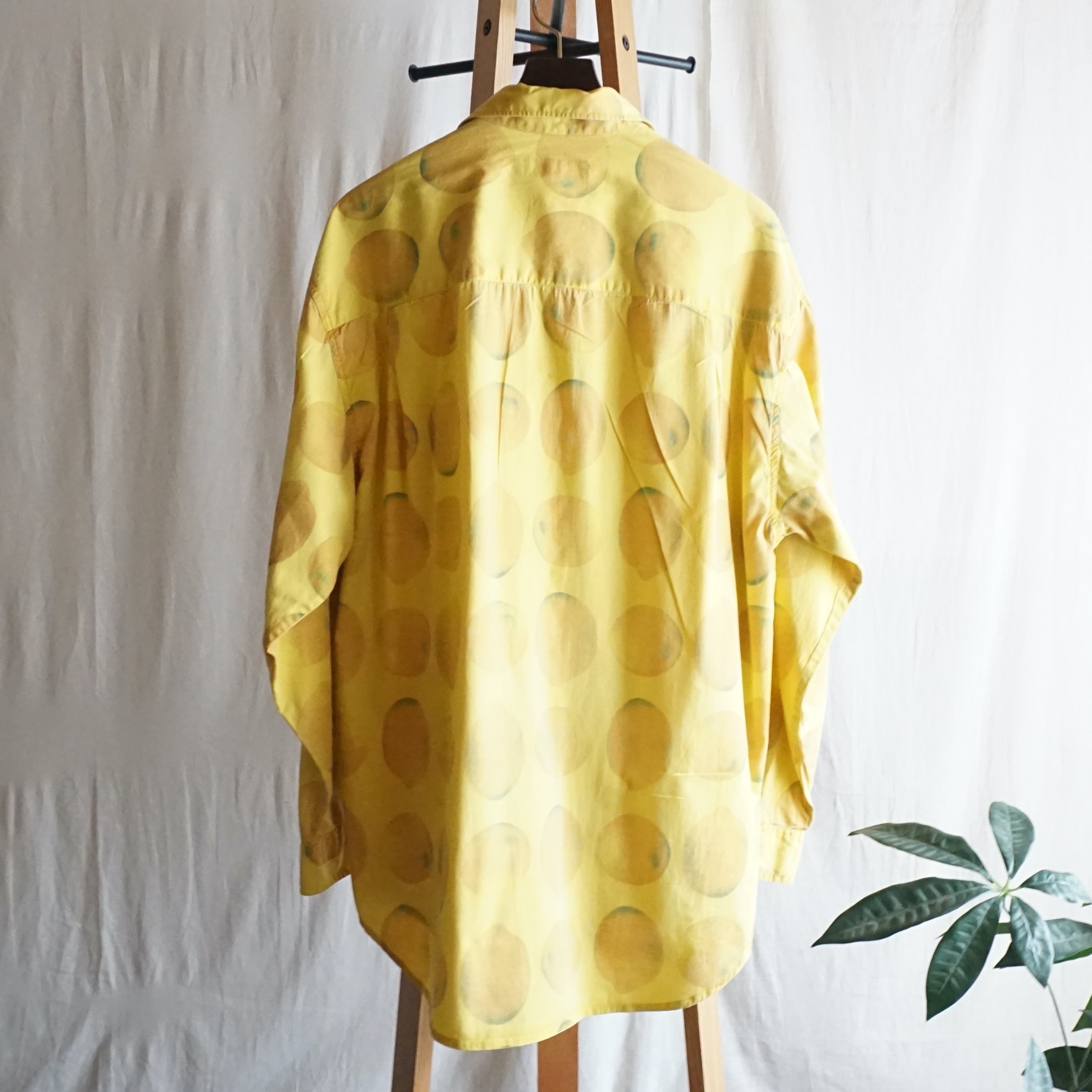 ドイツ レモン柄シャツ 90's Germany [C2639] | 古着屋ベルエキップ