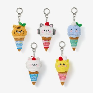 〖 LE SSERAFIM _ FIMS CLUB X EARP EARP コラボ！〗PLUSH KEYRING (ICE CREAM ver.)