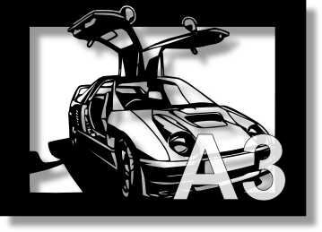 マツダ(MAZDA) AZ-1の切り絵 【A3サイズ】[C3-032] | 切り紙屋