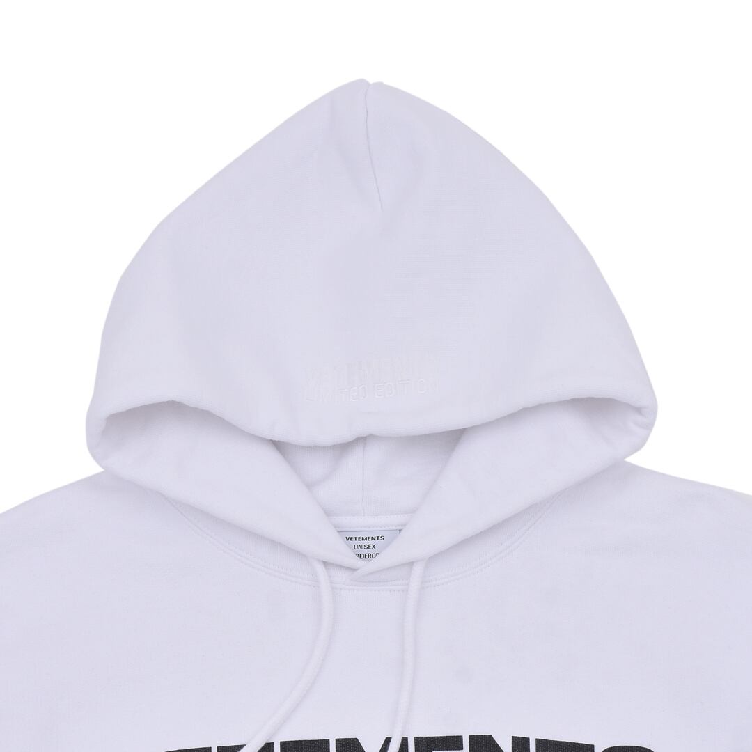 VETEMENTS】PYRAMID LOGO HOODIE(WHITE) | AYIN